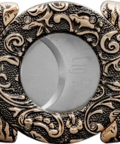 Cig-R Cigar Cutter Bull’s Eye Antik Gold