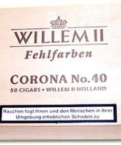 Willem II Zigarren Corona No.40 Sumatra 50 Stk.