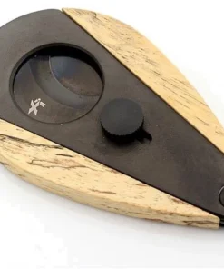 Xikar Xi3 Doppelklingen Cutter Edelstahl Tamarind Holz Schwarz