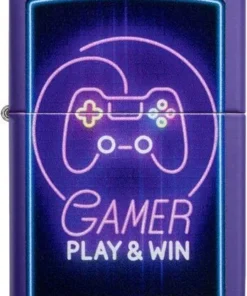 ZIPPO lila matt Gamer Play and Win