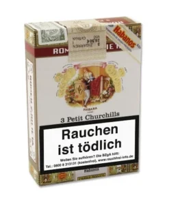 Romeo y Julieta Petit Churchills Tubos 3 Zigarren