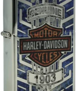 Zippo Feuerzeug 250 Harley Davidson Chrom
