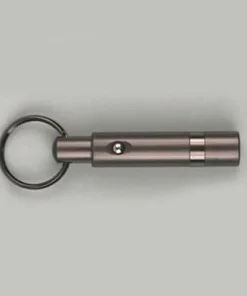 Zigarrenrundschneider Passatore aus Metall satiniert in anthrazit matt 7 mm Durchmesser