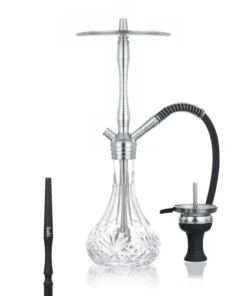 Shisha MVP470 Flower clear 47 cm hoch 1 Anschluss