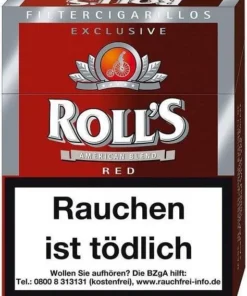 Rolls Exclusive Red Zigarillo Stange (8×23 Stück)