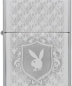 Zippo Feuerzeug Playboy Chrom gelasert