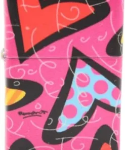 Zippo Feuerzeug Sonderedition Britto Modern Love Violett