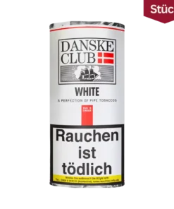 Bundle: Danske Club White Tabak Pfeifentabak Pouch (5x50g)