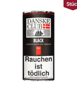Bundle: Danske Club Black Tabak Pfeifentabak Pouch (5x50g)