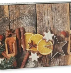 Zündhölzer Weihnachten Orange Zimtsterne und Gewürze 1×45 Stück