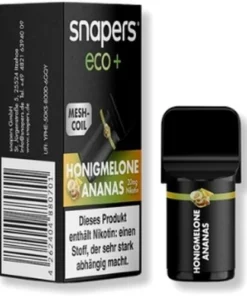 snapers eco+ Honigmelone Ananas Prefilled Pod 1x2ml 20mg