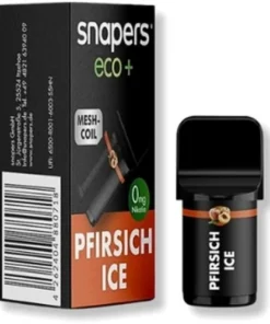 snapers eco+ Pfirsich Ice Prefilled Pod 1x2ml Nikotinfrei