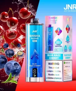 Puff JNR Shisha Wasserpfeife Max 22000 Blaue Himbeere Kirsche – Blaue Himbeere & Kirsche