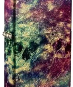 Zippo Feuerzeug color 540 Galaxy Skull