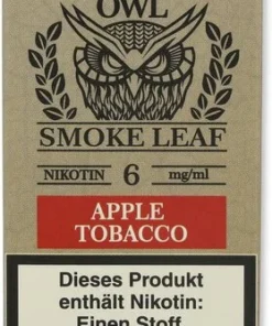 OWL Smoke Leaf Nikotinliquid Apple Tobacco 6mg