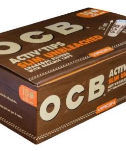 OCB Aktiv Tips Slim Unbleached (7mm – 50 stück)
