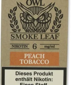 OWL Smoke Leaf Nikotinliquid Peach Tobacco 6mg