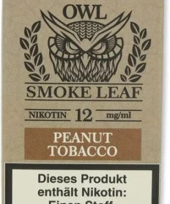 OWL Smoke Leaf Nikotinliquid Peanut Tobacco 12mg