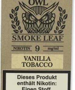 OWL Smoke Leaf Nikotinliquid Vanilla Tobacco 9mg