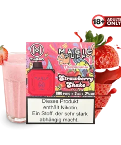 Magic Puff Turbo 800 Strawberry Shake