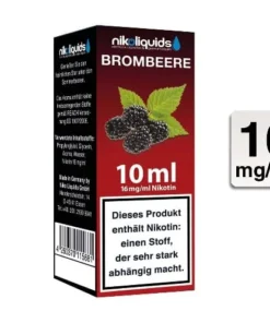E-Liquid NIKOLIQUIDS Brombeere 16 mg