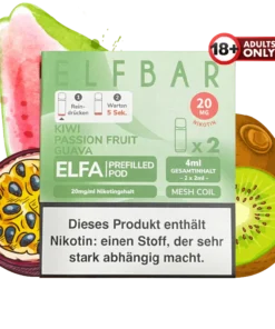 Elfbar ELFA Kiwi Passion Fruit Guave Pods