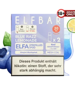 Elfbar ELFA Blue Razz Lemonade Pods