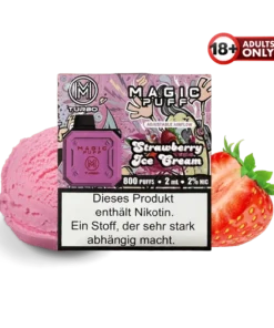 Magic Puff Turbo 800 Strawberry Ice Cream