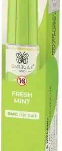 Bar Juice 5000 Nic Salt Liquid Fresh Mint 0mg