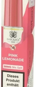 Bar Juice 5000 Nic Salt Liquid Pink Lemonade 20mg