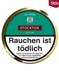 Mac Baren Stockton Roll Cake Tabak Pfeifentabak Dose (100g)