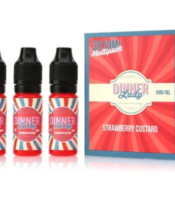 Dinner Lady Strawberry Custard 3x10ml