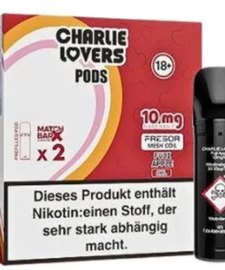 Charlie Lovers Prefilled Pod 2x2ml Fuji Apple 10mg