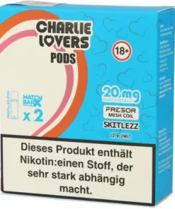 Charlie Lovers Prefilled Pod 2x2ml Skitlezz 20mg