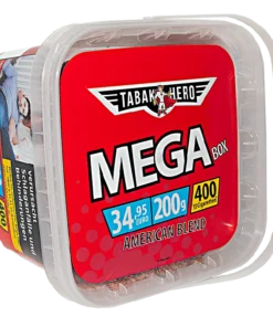 Tabakhero Mega Box Feinschnitt-optimierter Tabak (200g)