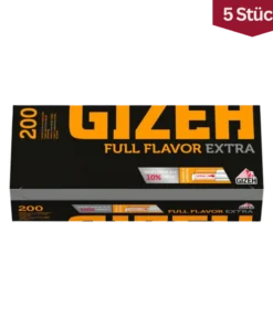 Bundle: Gizeh Hülsen Full Flavor Extra Zigarettenhülsen (5×200 Hülsen)