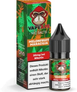 Vape Ape Nikotinsalzliquid Melonfruit Maracuja 20mg