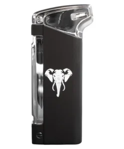 Pfeifenfeuerzeug Piezo WHITE ELEPHANT Pro-Bo schwarz