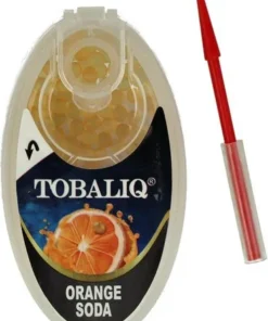 Tobaliq Aroma Kapseln Orange Soda 1×100 Stück mit Stick