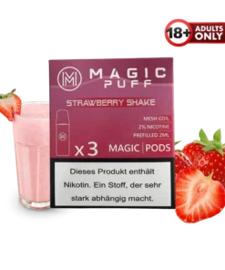 Magic Puff Strawberry Shake Pods