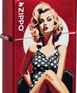 ZIPPO Candy Apple red color „Vintage Pinup“ 60007242