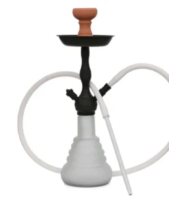 4-Kings Shisha Wave 450 Matt Black White M