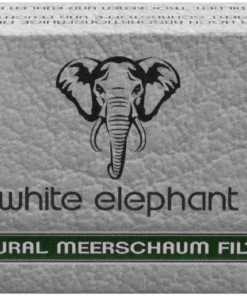 15 Schachteln à 20 Filter Pfeifenfilter White Elephant Natural Meerschaum Filter 9 mm