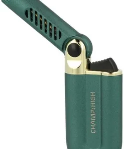 Champ Mini Stabfeuerzeug Grün mit Knickfunktion