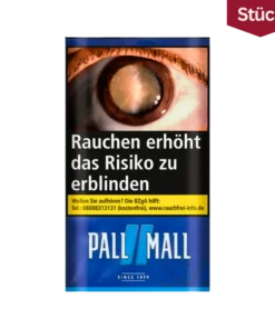 Bundle: Pall Mall Blue Tabak Feinschnitt Pouch (6x30g)
