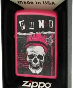 Zippo Feuerzeug Frequency Punk Skull