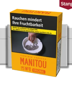 Manitou Org. No8 Gold Big Zigaretten Stange (8×25 Stück)