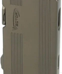 Vector Feuerzeug Defiance 02 Gunmetal Satin Flat Flame