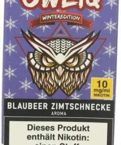 OWLIQ Nikotinsalzliquid Blaubeer Zimtschnecke 10mg/ml