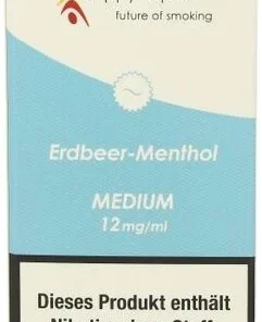 Happy Liquid Erdbeer-Menthol Medium 12mg Liquid